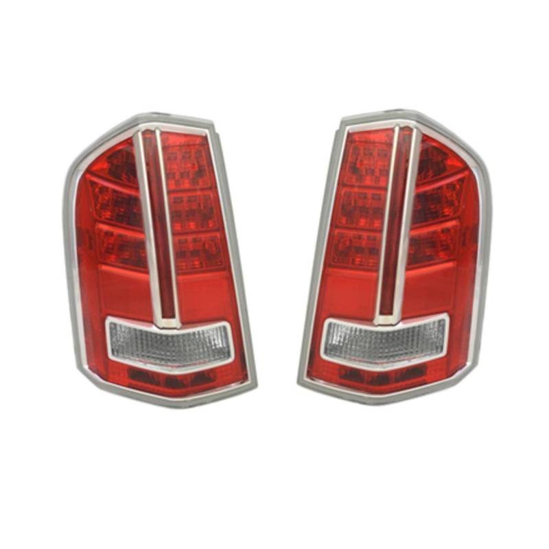 New Chrome Tail Light Pair Fits Chrysler 300 2012 2013
