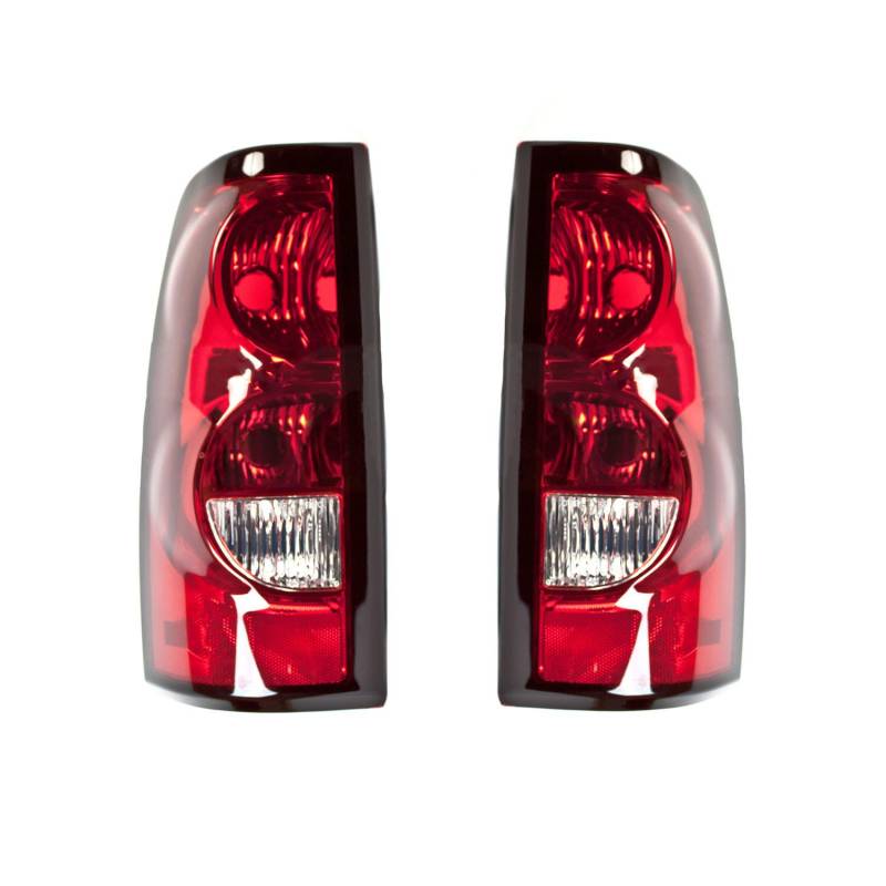 New Pair Of Tail Lights Fits Chevrolet Silverado 1500 2500 Hd 2004 2005
