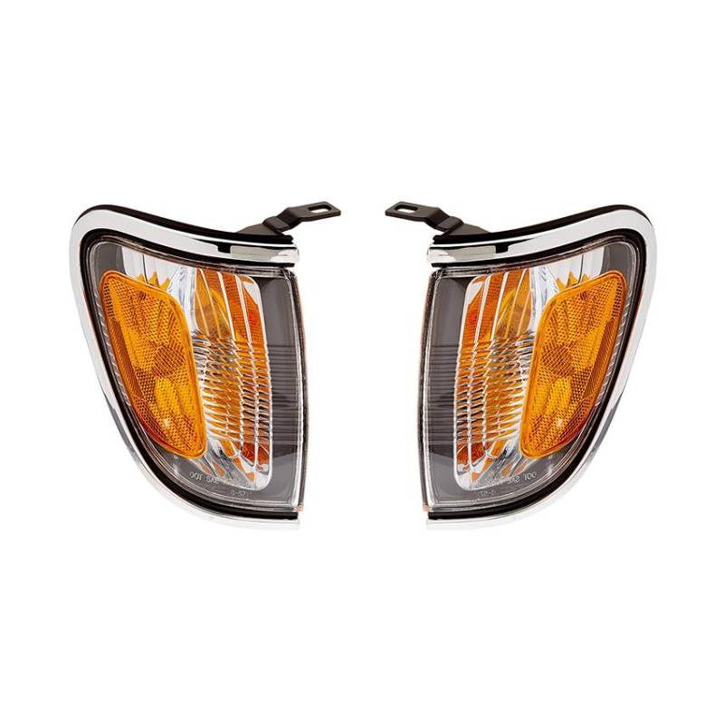 New Chrome Back Up Lights Pair Fits Toyota 0104 8161004080