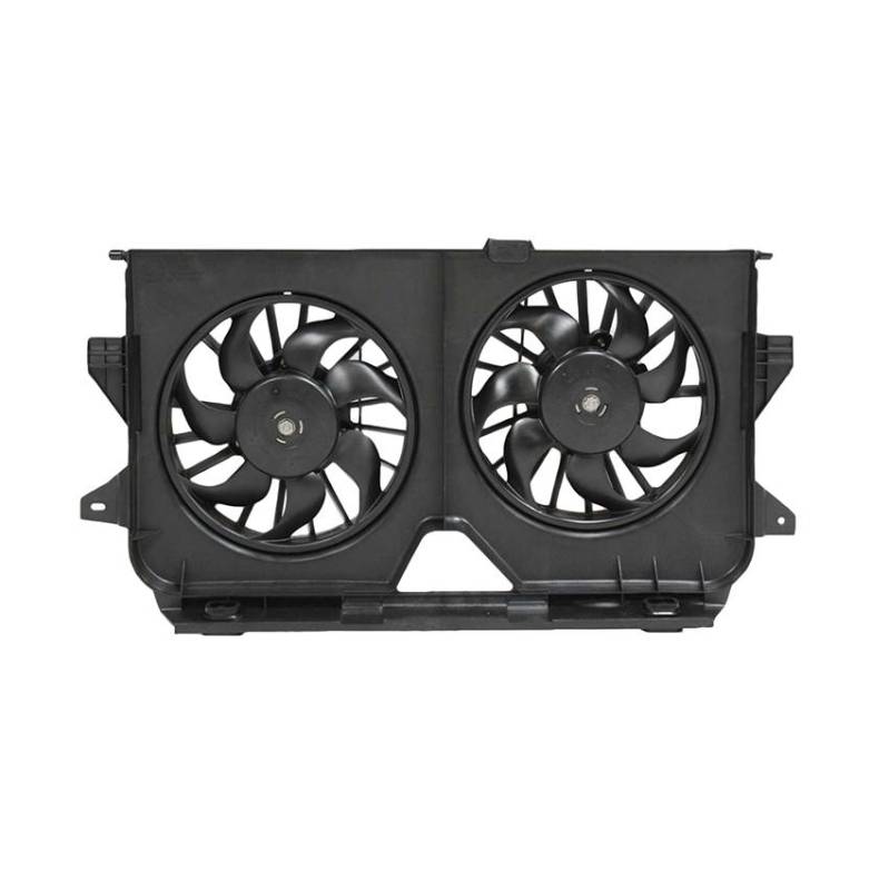 New Dual Radiator And Condenser Fan Fits Chrysler Town & Country 0507