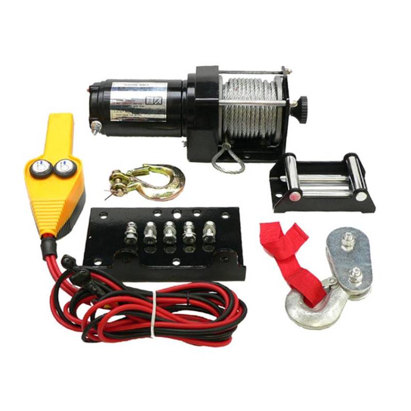New 12V Complete Winch Kit Assembly Fits Yamaha Atv Utv 3000Lb Rating