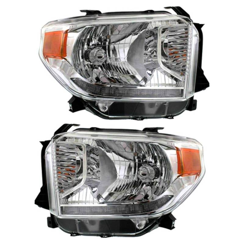 New Pair Of Halogen Headlight Compatible With Toyota Tundra 1794