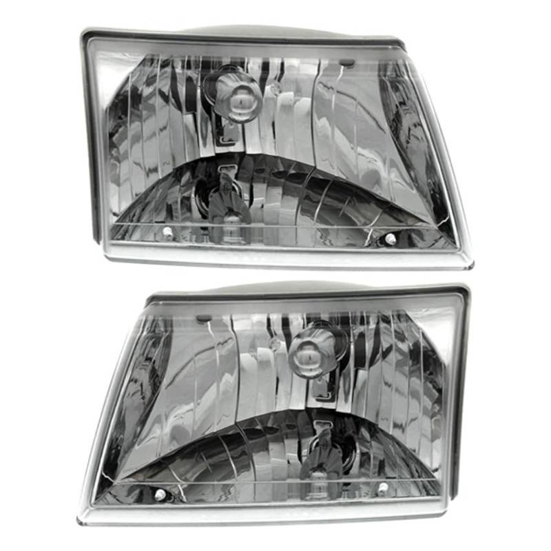New Pair Of Halogen Headlight Compatible With Mazda B2300 B2500 B3000