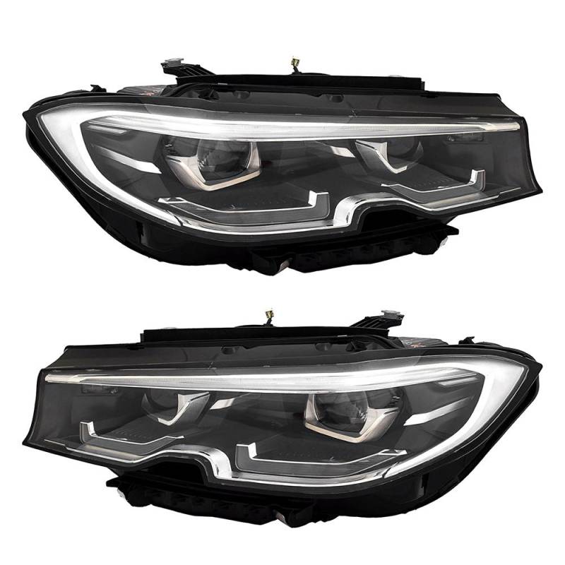 New Pair Of Led Headlights Compatible With Bmw 330I G20 Sedan 2019 2020 ...