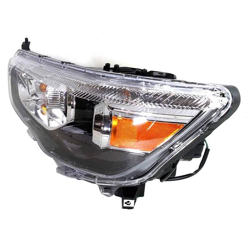 Nakkaa Passenger Side Headlight – 2011-2019 Mitsubishi Outlander Sport, Halogen, Clear Polycarbonate Lens