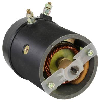 New Snow Plow Motor Compatible With Dual Post 21500 452254 Fisher & Western W/Oil Seal 12V 21500