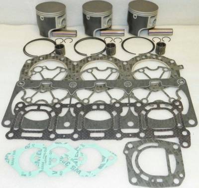 Rareelectrical - New 2 Stroke Platinum Rebuild Kit Compatible With Std 81Mm Yamaha Wave 95-96 Raider 96-97 Venture