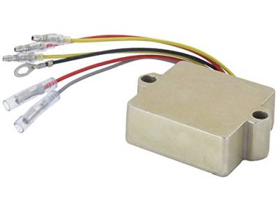 Rareelectrical - New Rectifier Regulator Compatible With Yamaha F40mlha F40tlra T25tlra 2002 65W-81960-00-00