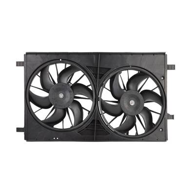 Rareelectrical - New Dual Radiator And Condenser Fan Compatible With Jeep Compass 2007-2012 68004051Aa 68031872Aa