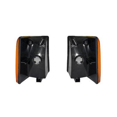Rareelectrical - New Pair Of Side Marker Lights Compatible With Jeep Grand Cherokee 93-98 56005104 Ch2521121 56005105