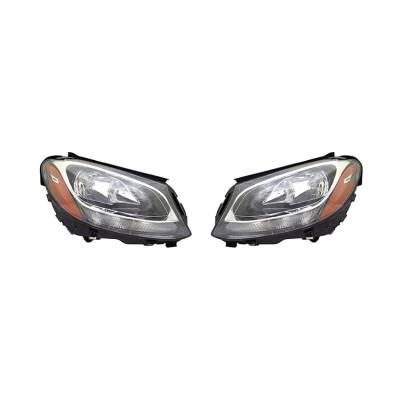 Rareelectrical - New Pair Of Headlights Fits Mercedes Benz C300 2015-2016 205-906-72-02 Mb2502220