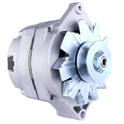 Rareelectrical - New 5/8 Pulley Alternator Fits Gm Delco 1 One Wire 10Si Classic Car Replacement