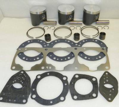 New 80.75Mm Platinum .75Mm Over Rebuild Kit Compatible With Kawasaki Zxi 1100 1996 1997 1998 1999