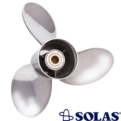 New 150-300 Hp Thru Hub Exhaust 4-3/4'' Gearcase 3 Blade Propeller Compatible With Suzuki Df300 15
