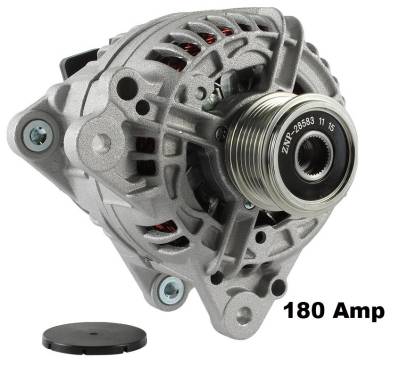 Rareelectrical - New High Amp 180A Alternator Compatible With Volkswagen Beetle 99-05 028903030A 8El011710321