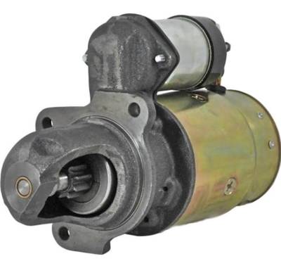 Rareelectrical - New 12V 9T Ccw Starter Motor Compatible With International Tractor 460 504 606 656 660 1107229