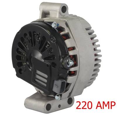 Rareelectrical - New 220A Alternator Compatible With Ford F-350 Super Duty 6.0 2006-07 Al7657x 6C2t-10300-Eb
