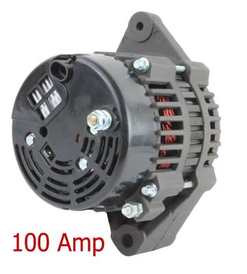 Rareelectrical - New 100A High Amp Alternator Compatible With Crusader 305 350 2002-2004 19020616 4711210