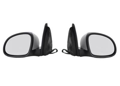 Rareelectrical - Pair Door Mirror Compatible With Volkswagen Tiguan 2009-2016 5N0857522a 5N0857521a
