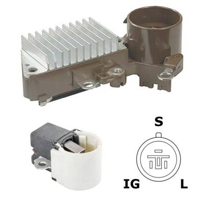 Rareelectrical - New Regulator Kit Fits Toyota Pickup 89 2770016010 270603506184 2706042042 Va500