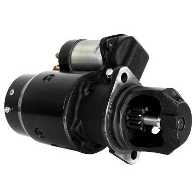 Rareelectrical - New 12V 10T Starter Motor Compatible With John Deere Tractor 480A 480B 480C Jd300 Ty1465 At18025