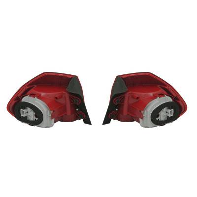Rareelectrical - New Left And Right Outer Tail Light Compatible With Volkswagen Passat 2012-15 Vw2805108 Vw2804108