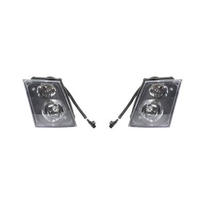 Rareelectrical - New Pair Of Fog Light Fits Volvo Vnl Base Tractor Truck 03-11 20737496 Vo2593119