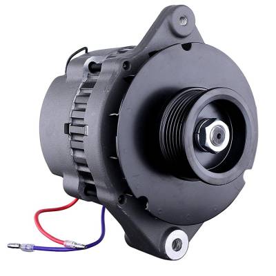 Rareelectrical - New Alternator Compatible With 6 Groove Pulley Mercruiser Engine - Marine Model 5.7L Mie 5.7L 350Ci