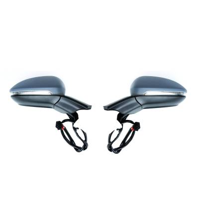 Rareelectrical - New Pair Of Door Mirrors Compatible With Volkswagen Golf 2016 5G0-857-522-C 5G0-857-538-E-Gru