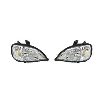 Rareelectrical - New Pair Of Headlight Fits Freightliner Columbia 120 Straight 04-15 A0675737002