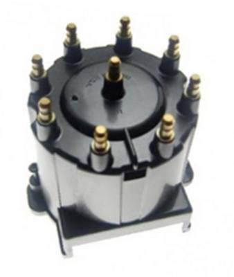 Rareelectrical - New Distributor Cap Compatible With Gm V8 Delco Heiignition 38070 9-29411 929411 38545489