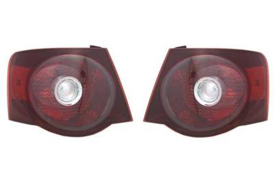 Rareelectrical - New Pair Outer Tail Lights Compatible With Volkswagen Jetta 2008-10 Vw2800127 1K5 945 095 L 1K5 945