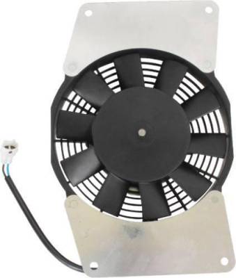 Rareelectrical - New Cooling Fan Motor Compatible With Assembly Yamaha Atv Grizzly 700 Yfm700r 2007-2008 686Cc