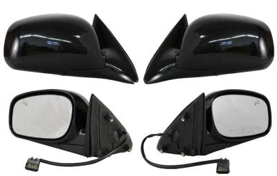 Rareelectrical - New Door Mirror Pair Compatible With Ford 03-07 Focus Lx Mid Se Zts Ztw Zx3 Zx5 Power W/ Heat