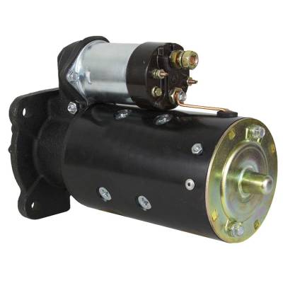 Rareelectrical - New Starter Motor Compatible With Massey Ferguson Combine Mf-300 Mf-530 Perkins Ad4-203