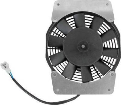 Rareelectrical - New Cooling Fan Motor Compatible With Assembly Yamaha 2011-2013 Grizzly 450 Eps 4Wd Hunter Rfm0019
