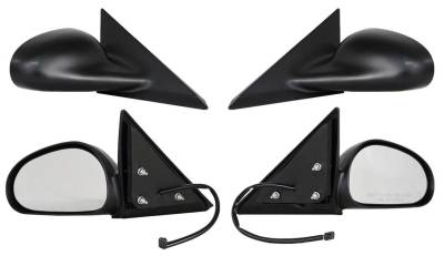 Rareelectrical - New Door Mirror Pair Compatible With Ford 99-04 Mustang Gt Mach I Power W/O Heat 61565F 61544F