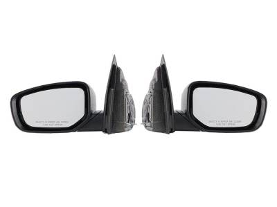 Rareelectrical - New Pair Door Mirror Compatible With Dodge Dart 2013-2016 Non-Powered 68086506Ag Ch1321362