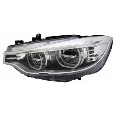 Rareelectrical - New Left Side Headlights Compatible With Bmw 428I Base Plastic Led Bulb High And Low Beam Included