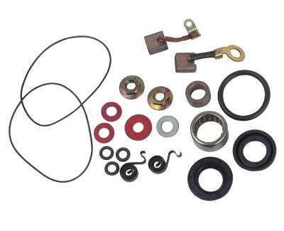 Rareelectrical - New Starter Rebuild Kit Compatible With Yamaha Motorcycle Xs400r 1Wg818006100 12R818006100