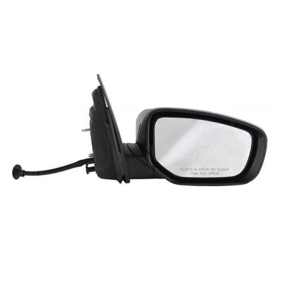Rareelectrical - New Right Door Mirror Compatible With Dodge Dart 2013 2014 2015 2016 Powered No Heat 10 Heads 3 Pins
