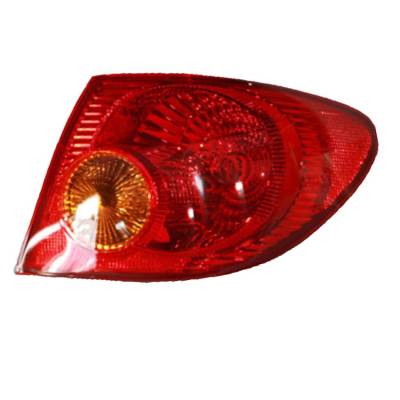 Rareelectrical - New Pair Of Tail Lights Compatible With Toyota Corolla 2003 2004 By Part Numbers To2801144