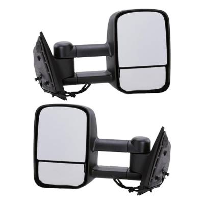 Rareelectrical - New Pair Of Mirror Compatible With Chevrolet Silverado 1500 Base Standard Cab Pickup 2-Door 4.3L
