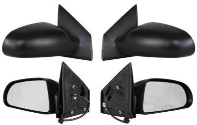 Rareelectrical - New Door Mirror Pair Compatible With Dodge 04-07 Durango Power W/O Heat Ch1320229 55077503Ak