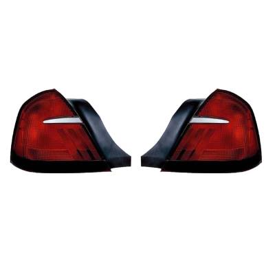 Rareelectrical - New Left And Right Side Tail Light Compatible With Mercury Grand Marquis 2001 2002 Fo2819124