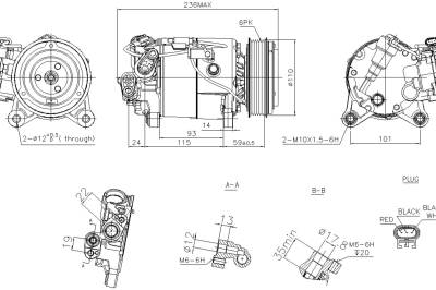 Rareelectrical - New A/C Compressor Compatible With Mini Cooper John Works By Part Numbers 891019 64526826879
