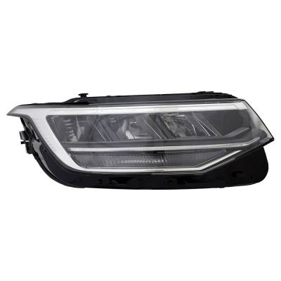 Rareelectrical - New Right Led Headlight Compatible With Volkswagen Tiguan S Sport Utility 4 Door 2.0L 2022 2023 By