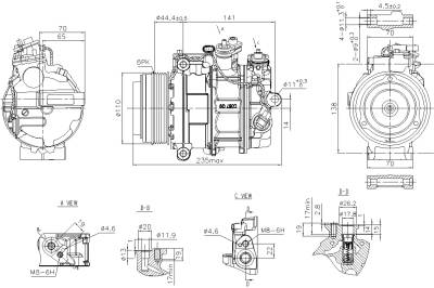 Rareelectrical - New A/C Compressor Compatible With Mercedes-Benz Gle400 4Matic By Part Numbers 890749 0008303202