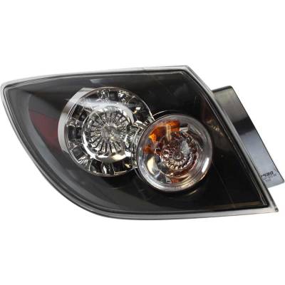 Rareelectrical - New Left Tail Lights Compatible With Mazda 3 2.3L 2005 2006 2007 2008 2009 By Part Numbers Ma2800135