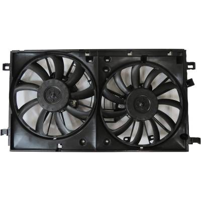 Rareelectrical - New Dual Radiator And Condenser Fan Compatible With Toyota Prius Prime Premium Le Limited Plus Xle